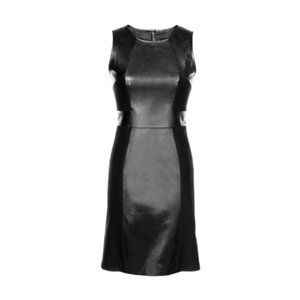 RUSDAK | Real Leather Bodycon Dress
